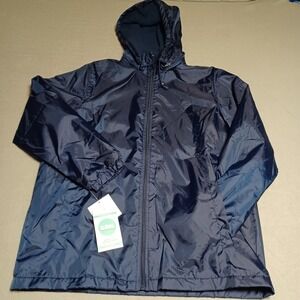 Totes Mens Storm Jacket Navy Blue Fleece Water Resistant Hooded BL600029-L632